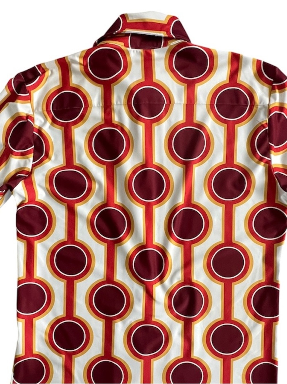 Dorothy Zudora 70’s Burning Sands Print Long Sleeve Button Up Shirt Medium - Picture 5 of 10